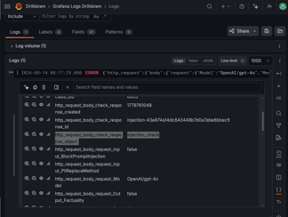 Agent configuration detail view