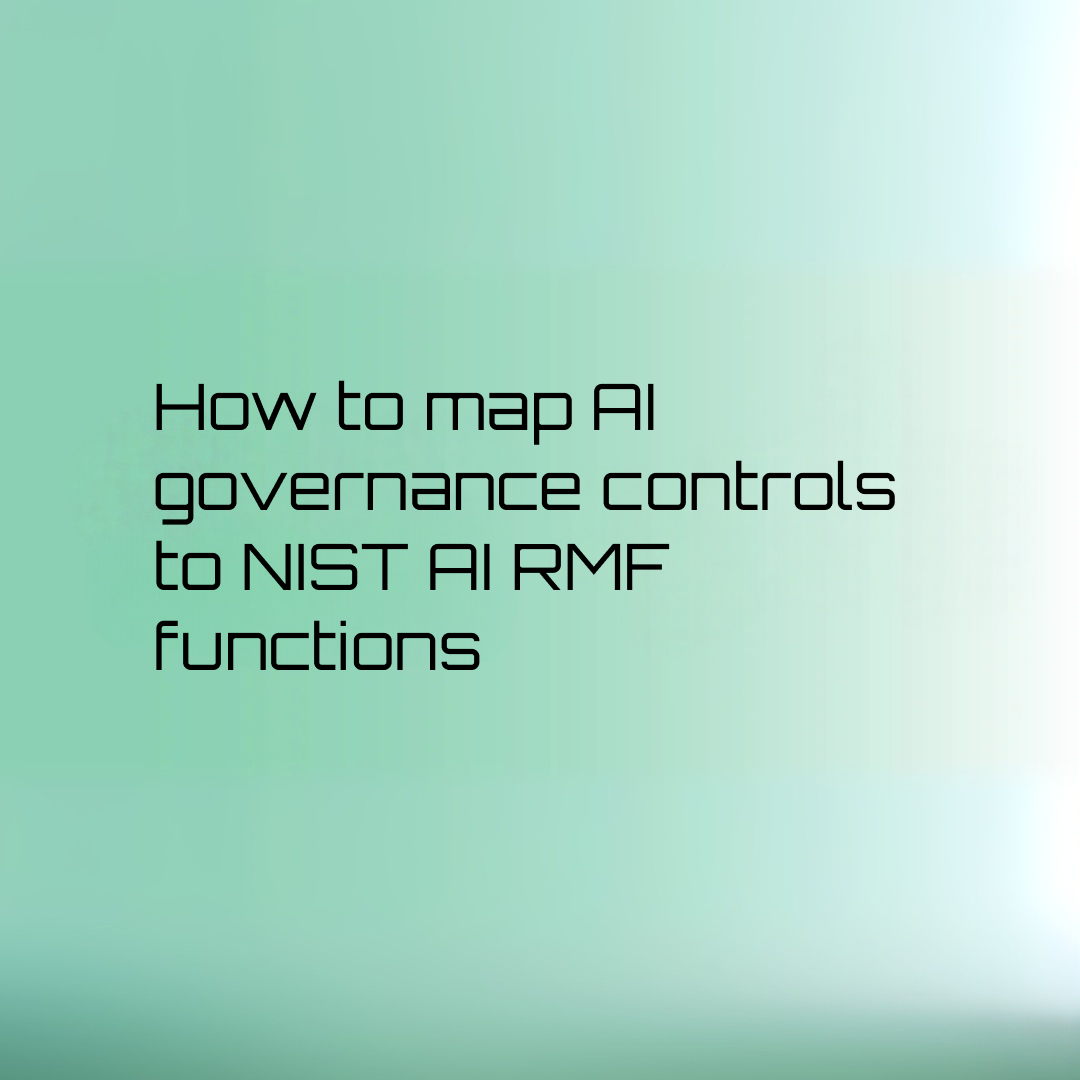 nist ai rmf control mapping