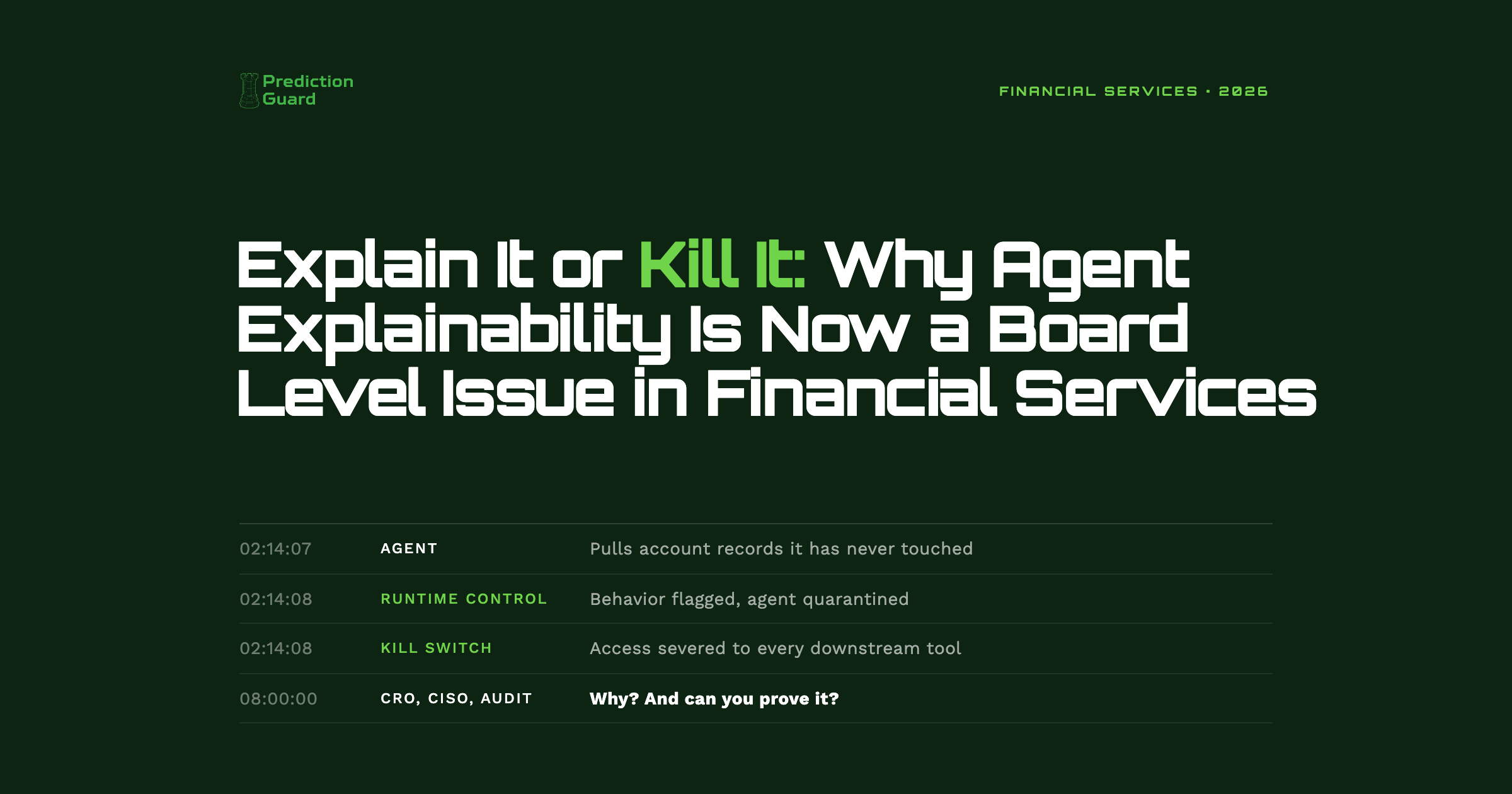 agent-explainability