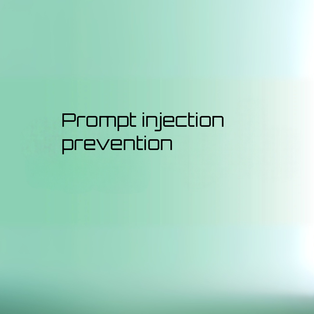 prompt injection prevention