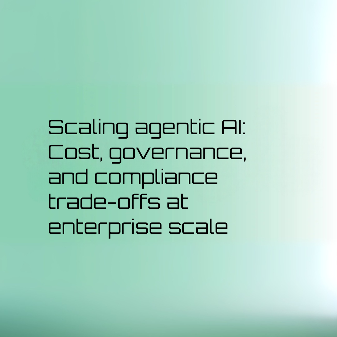 scaling agentic AI production