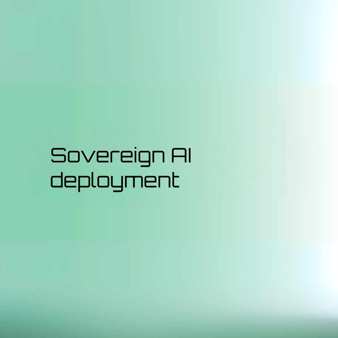 sovereign AI deployment
